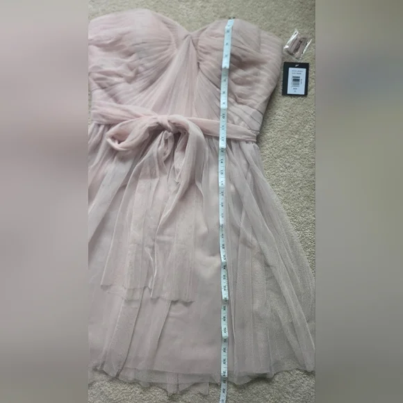 NWT Marina Tulle Cocktail Formal Dress Size 12 - Picture 5 of 16